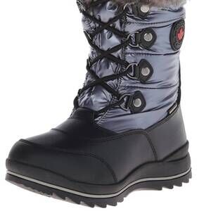 NEW COUGAR women's cranbrook waterproof tall snow boots in gunmetal